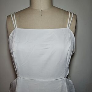 Stylista White Double Strap Dress